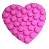 Max Cupcake Baking Pans Cake Molds Pans Mold Candy  Rose Heart