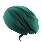 Maxbell Bonnet Sleep Caps Hair Cover wrap Protection for Daily Life and Sleep Dark Green