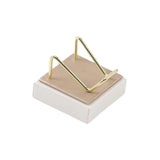 Maxbell Multifunctional Arm Display Stand Holder Placement Racks for Rocks Office S(champagne white)