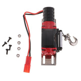 Max Steel Wired Automatic Winch for 1/10 RC Rock Crawler D90 SCX10 TRX-4 Black