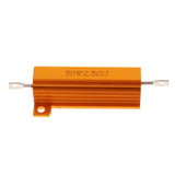 Max Gold Aluminum Shell resistor RX24 50W High Power Resistor For LED Bulb 2.5R