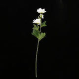 Maxbell Artificial Clematis Flower Leaf Home Wedding Decor Bridal Bouquet White