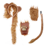 Maxbell Animal Lion Costume Headwear Accessories for Carnival Themed Party Kids
