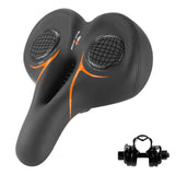 Maxbell Mountain Bike Seat Cushion Shock Absorbing for Cycling Parts Road Bikes Orange