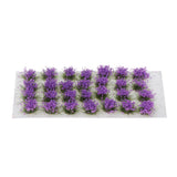 Max Miniature Flower Vegetation Groups Military Model Stage DIY Material, Purple