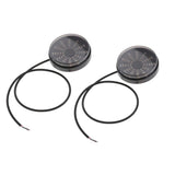 Maxbell LED Round Reflector Tail Brake Stop Marker Light RV ATV Motorcycle Blue