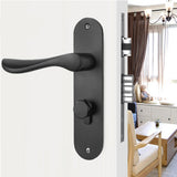 Maxbell Door Handle Lock Front Back Lever Lock Bathroom Bedroom Door Handles #4