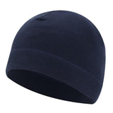 Maxbell Windproof Skull Hat Men Lightweight Winter Beanie for Basketball Hiking Navy Blue