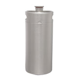 Max Mini Keg Growler Stainless Steel Home Brew Bottle Beer Barrel Silver 3.6L