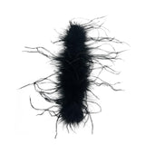 Maxbell Slap Bracelets Accessories Feather Hair Band Anklet Wristband Cuff Sleeves Black