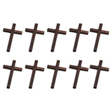Maxbell Vintage Style Crucifix Cross Home Wall Decor Decor  Living Room Brown