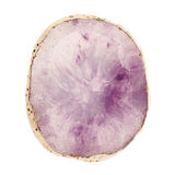 Maxbell Resin Imitation Agate Nail Art Palette Drink Coaster Cup Mat Decor Purple