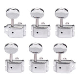 Max New 6 In Line Vintage Style Fender Guitar Machine Heads 6R Tuning Pegs