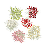Maxbell 100 Pieces Mini Berries Artificial Foam Flower Fruit Stamens Decor Multicolor