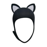 Maxbell Cat Ears Scuba Diving Hood Hat for Woman Children for Water Sports Accessory White Ear M