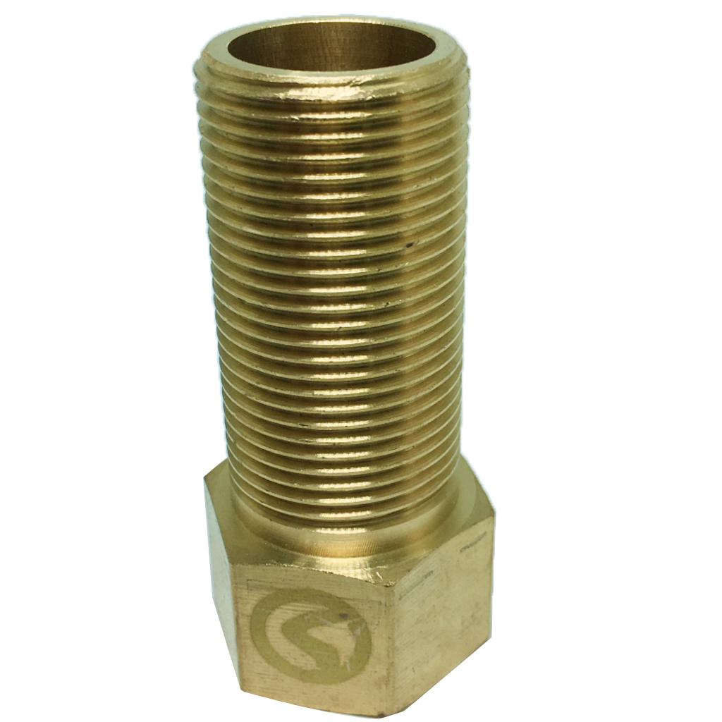 Max 1 Pc 3/4" Brass Male x Female Thread Straight Adapter Connector Fitting 70mm