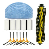 Max Maxb Side Brushes Filter Roller Brush Set for NEATSVOR X500 Vacuum Cleaner Parts