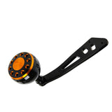 Maxbell Aluminum Alloy Fishing Handle Strong Durable Single Rocker Baitcasting Reel 32mm Black