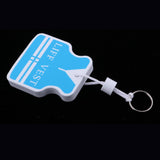 Maxbell Yacht Sailing Boating Floating Key Ring Keyring Key Chain Vest White Blue