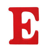 Max Red Wooden English Letters Decoration Ornaments for party E