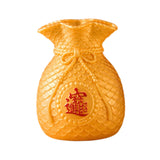 Maxbell Creative Flower Vase Art Craft Floral Arrangement for Balcony Decor Dorm Aureate Bao