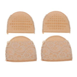 Max 2 Pairs Forefoot Pad High Heel Pads, Heel Liner Inserts Skin Color 8.5x6.9cm