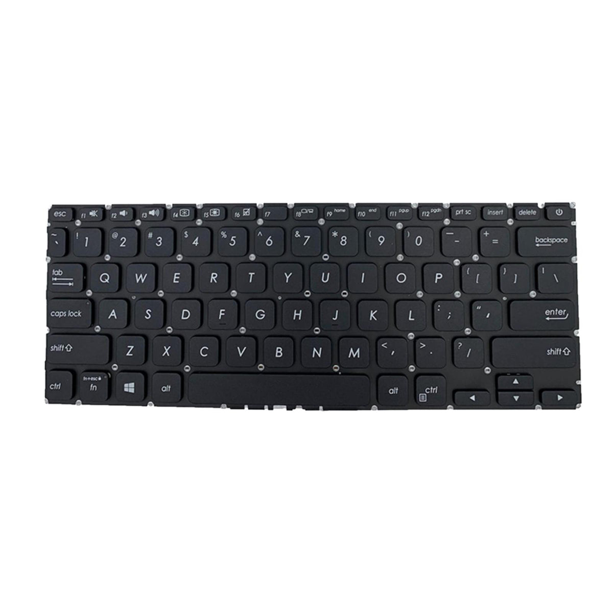 Maxbell US Layout Laptop Keyboard for x412 A412 R423 R424 Professional Black