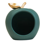 Maxbell Modern Fruit Statue Storage Box Sculpture Key Holder Tabletop Figurines green