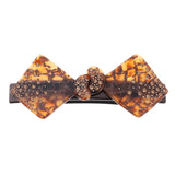 Max Spring Barrette Resin Geometric Hair Grip Clip Women Hair Jewelry Brown