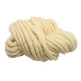 Maxbell Thick Knitted Wool Throw Blanket Chunky Sofa Blanket Kids Adults Beige