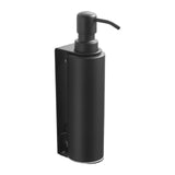 Maxbell Soap Dispenser Stainless Steel 1 Piece for Hotel Countertop Dishwashing Soap Black Round