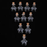 Max 10pcs Mini Empty Glass Wishing Bottles Perfume Jars with Cork Stoppers 04
