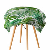 Maxbell Tropical Plants Printed Table Cloth Floral Pattern Table Cover Square-12 - Aladdin Shoppers