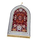 Maxbell Portable Prayer Mat for Men and Women Tapete with Ta Officessel for Home Style B