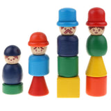 Maxbell DIY Building Block Wooden Assemble Kids Edaucational Toy