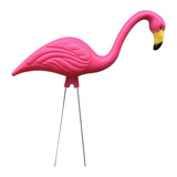 Max Lifelike Flamingo Figurine Ornaments for Lawn Pink Flamingo Animal Statue