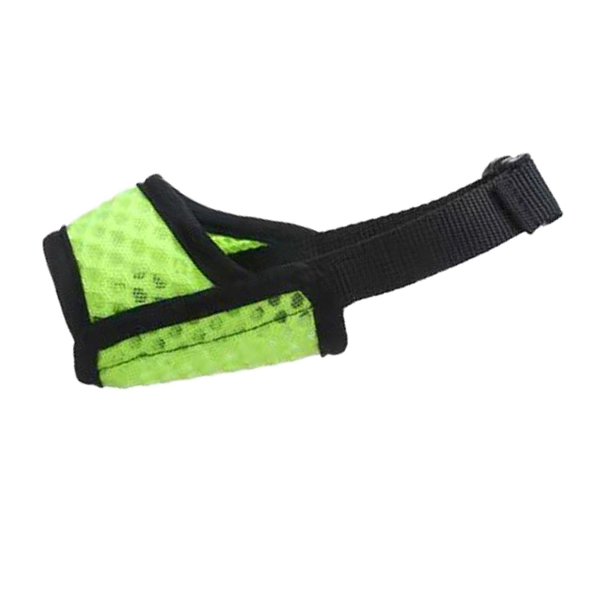 Maxbell Pet Dog Muzzle Durable Mouth Cover Prevent Chewing Breathable for Small Dogs Green