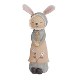 Maxbell Cute Rabbit Statue Figurines Animal Sculpture Craft Wedding Gift  female