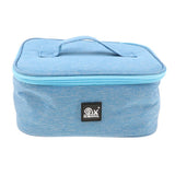 Max Portable Power Bank Case Storage USB Hard Disk Protector Pouch blue
