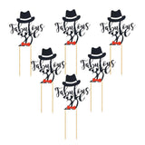 Max 6 Pieces Cake Toppers Wedding Decoration Birthday Party Favor 20