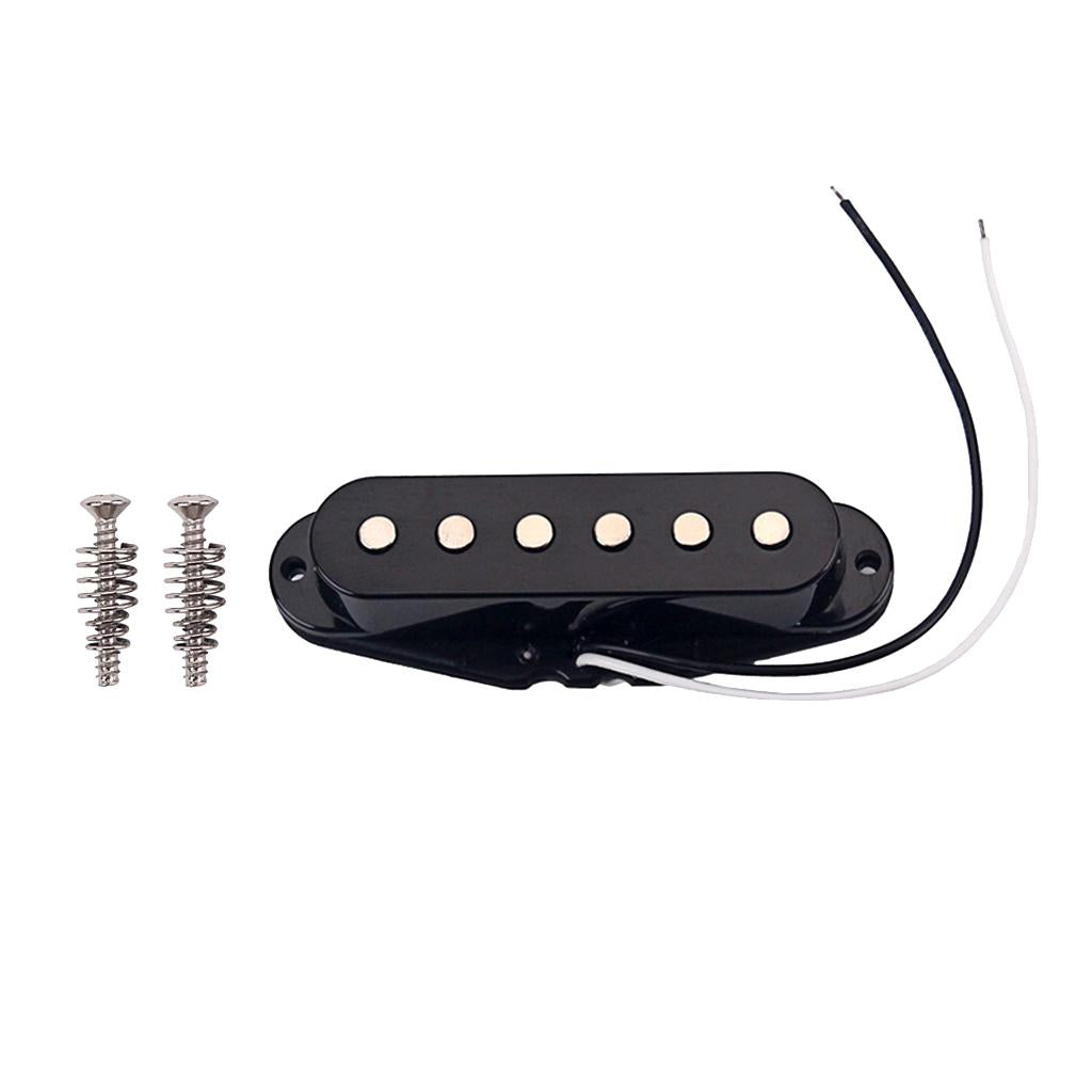 Max Electric Guitar Pickups Single Coil Pickup for ST Guitar Black