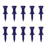 Maxbell 10pcs Golf Tees Plastic Golf Nail Limit Pin Golf Accessories 37mm Blue