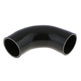 Maxbell 50mm 90 Degree 4 ply Silicone Elbows Turbo Hose Racing Coupler Pipe Black