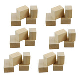 Maxbell 100 Pieces Square Wood Cube Beads for   DIY Handy Craft 2*2*2 cm