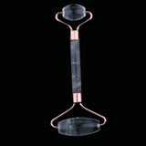 Max Double Heads Natural Jade Stone Facial Massage Roller Wheel Neck Massager 03