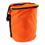 Maxbell Round Bucket Bag Sports Basket Sports Tennis Balls Storage Handbag Orange