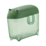 Maxbell Mini Transparent Charging Cord Cable Organizer with Lid Durable Green