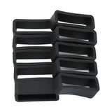 Maxbell Rubber Replacement Watch Band Strap Loops Watch Strap Keeper Retainer 20MM