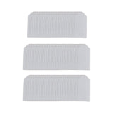 Maxbell 100x Heart Hollow Labels Rectangle Tear Resistant Practical for party White