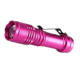 Maxbell Battery Operated Light Torch Compact Pocket Handheld Flashlight Rose Red